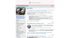 Desktop Screenshot of hiz.hr
